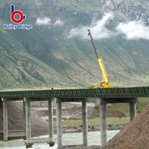 Paggawa ng Murang Prefabricated Compact Steel Militar Temporary Seel Bridge