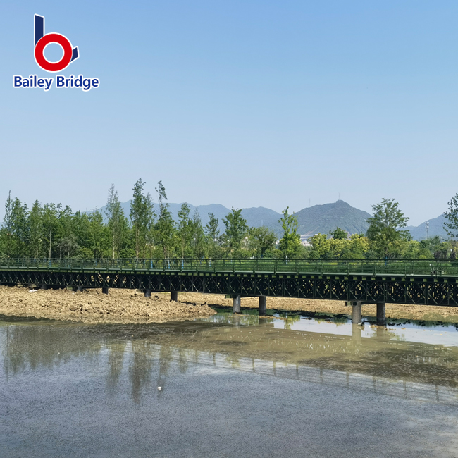 Metal Construction Bridge Pansamantalang Steel Pedestrian Bridge Bailey Bridge