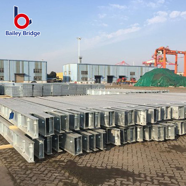 Pansamantala na tulay na bakal prefabricated compact steel truss tulay