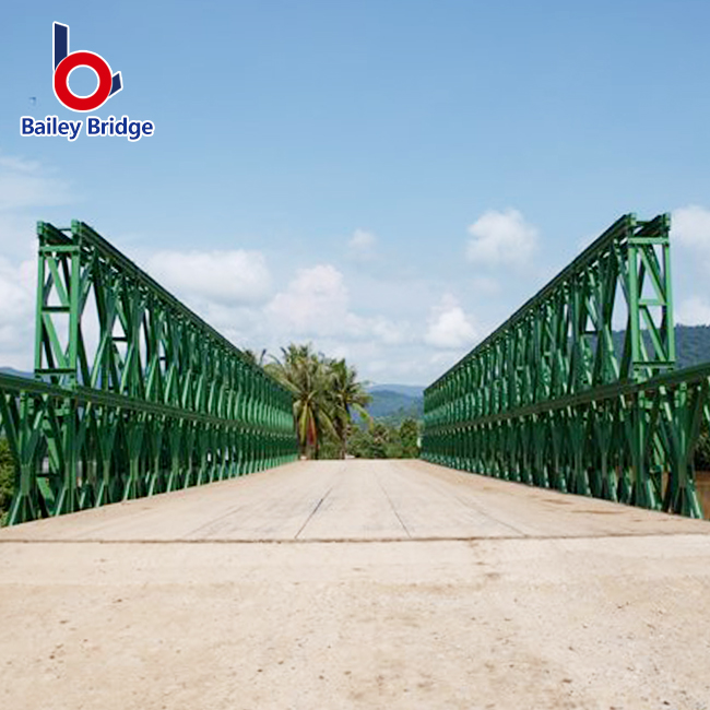 Pansamantalang Steel Bridge Galvanized Bailey Truss Bridge Competitive Price/Compacted Truss Bridge