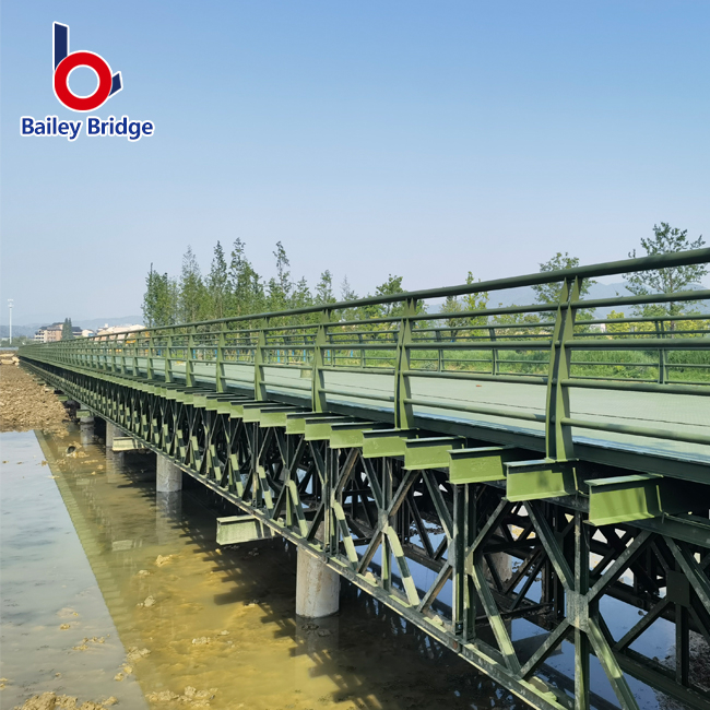 Metal Construction Bridge Pansamantalang Steel Pedestrian Bridge Bailey Bridge