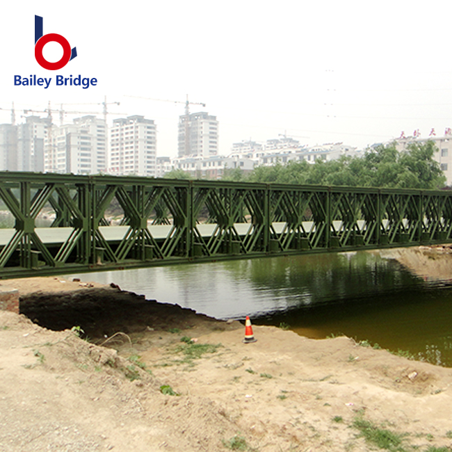 Presyo ng Pabrika Puente Bailey Foundation China Supplier Temporary Steel bridge