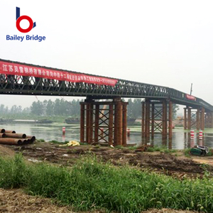 Pansamantalang Steel Bridge Prefabricated Compact Steel Truss Bridge