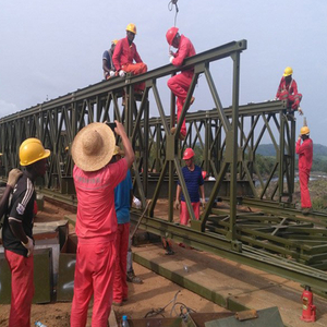 Bailey Bridge sa Nyingchi City, Tibet