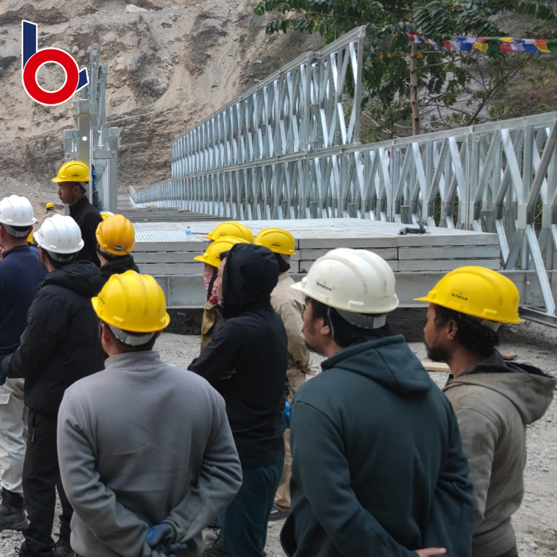 Presyo ng Pabrika Puente Bailey Foundation China Supplier Pansamantalang Steel Bridge