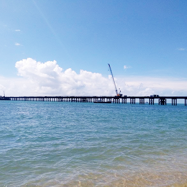Bailey Bridge na may pinakamahabang span sa China (CB-200, 67.056m, Single-Span, DSR) sa Feng Xiang County, lalawigan ng Shaanxi