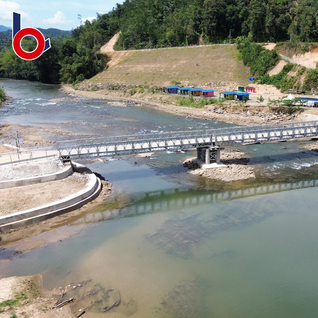 Matagumpay na naihatid at naitayo ang isang proyekto ng CB200 Bailey Bridge sa Malaysia