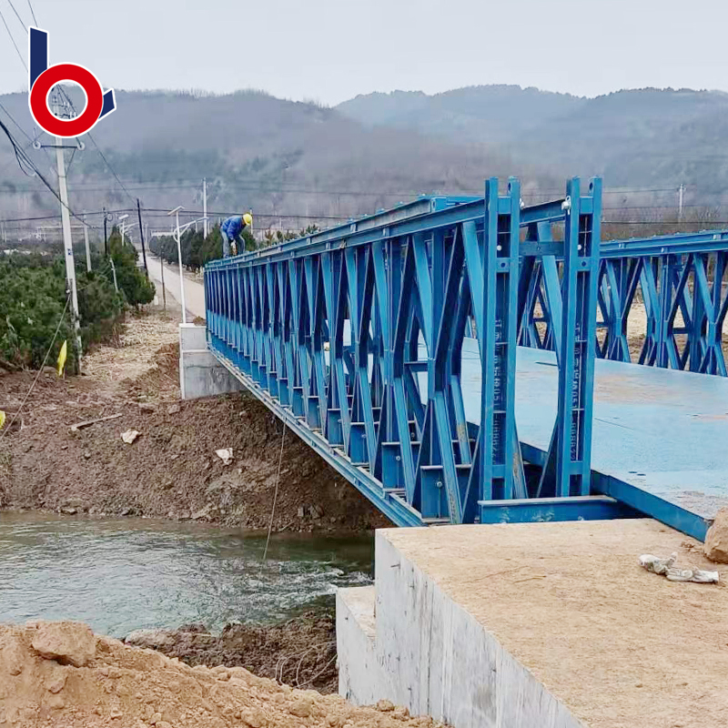 Na -customize na pansamantalang istruktura ng tulay na tulay