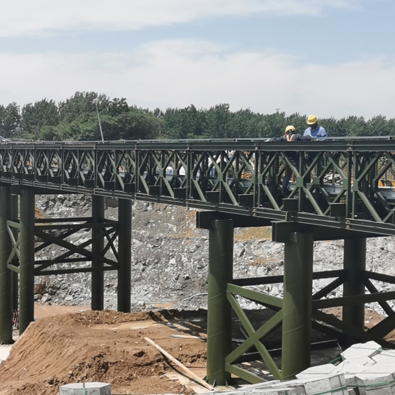 Truss pansamantalang tulay na istruktura ng tulay na tulay