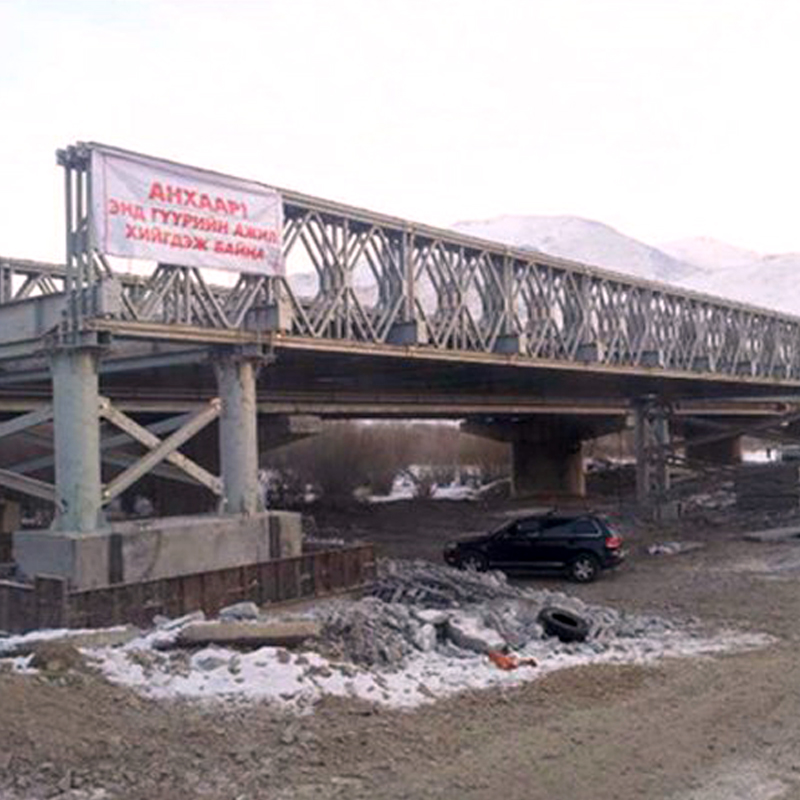 Bailey Bridge (CB-200, Double-lanes) Patungo sa Construction Bureau, Guan County, Liaocheng City, Shandong Province